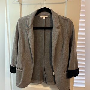 Chic Gray Women's Blazer